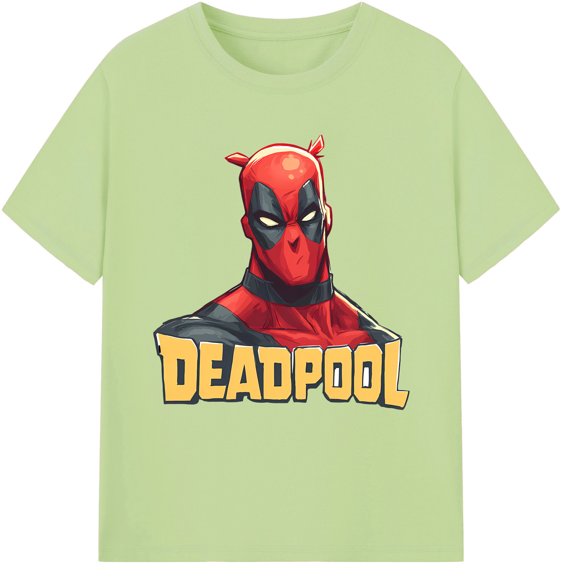 （画像用） Deadpool デッドプール 綿100％半袖Tシャツ（フロントプリント）